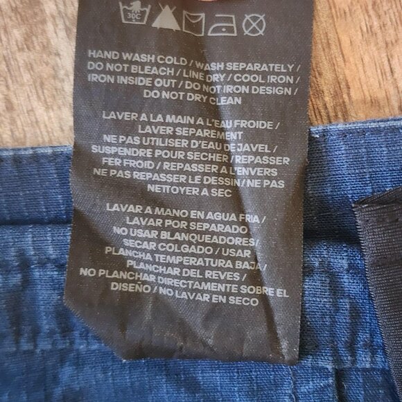 Florence Marine X Shorts Mens 32 Navy Blue Drawstring Ripstop Pocket Athletic - Picture 8 of 11